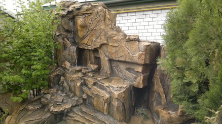 Артбетон водопад ландшафт