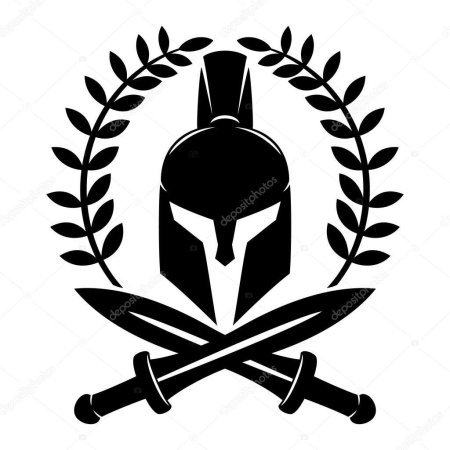 Спартанский шлем вектор