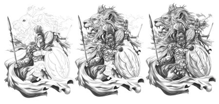 Арес бог войны тату