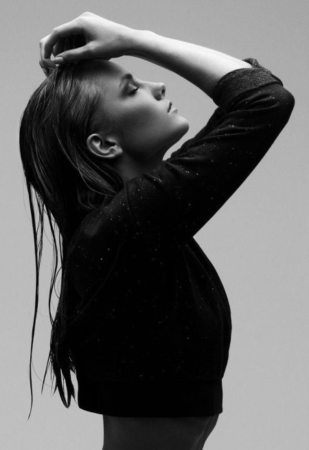 Фотосессия в черно белом стиле