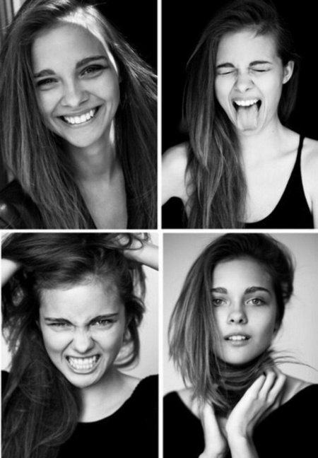 Выражение лица для фотосессии