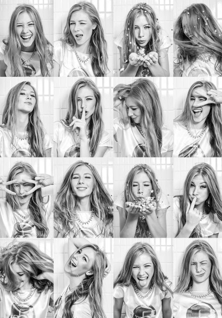 Портретное позирование для фотосессии