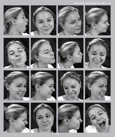 Разные эмоции мимика