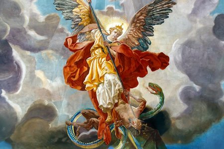 Архангел михаил побеждает дьявола