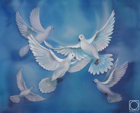 Картина голубь мира