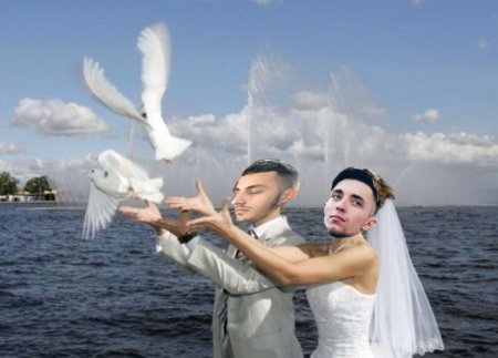 Голуби на свадьбе