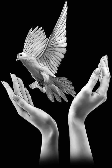 Голуби гравировка на памятник