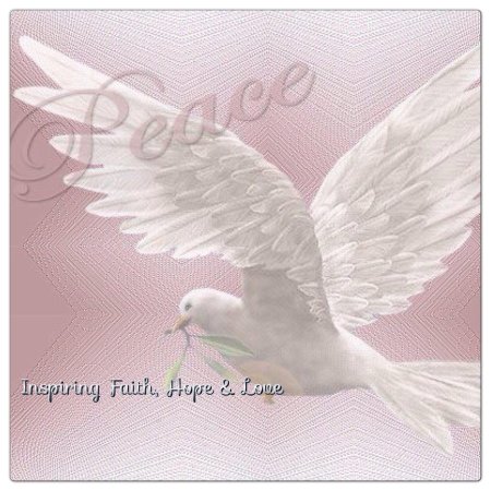 Белая голубь