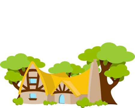 Домики мультяшные