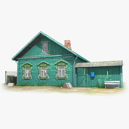 Деревенский дом 3д модель