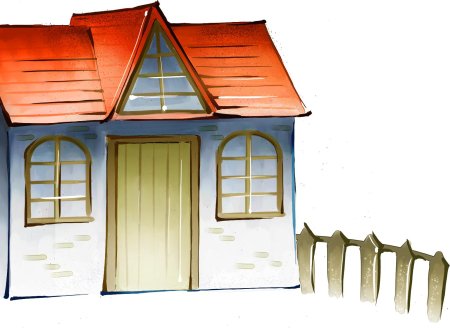 Дом мультяшная