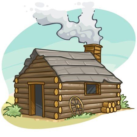 Изба рисунки