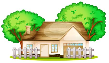 Домик на прозрачном фоне