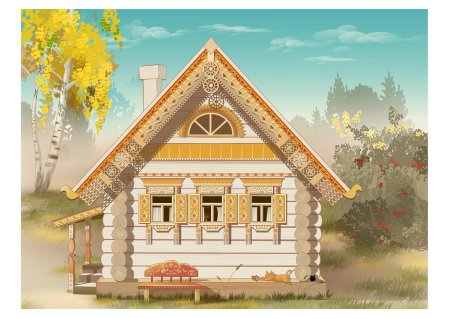 Изба деревянная