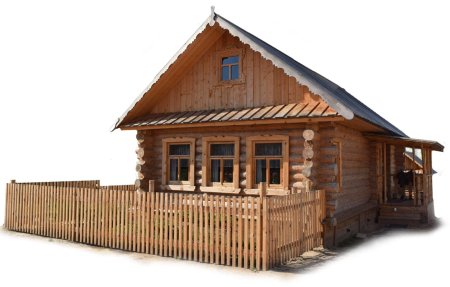 Бревенчатый дом русская изба
