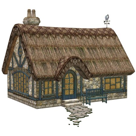 Домик на прозрачном фоне