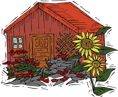 Иллюстрация дом