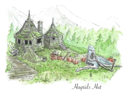 Гарри поттер хижина хагрида