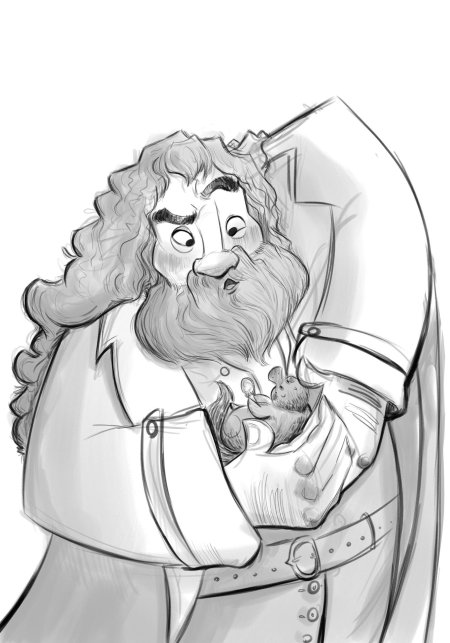 Дамблдор хагрид рисунок