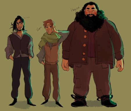 Рубеус хагрид в молодости