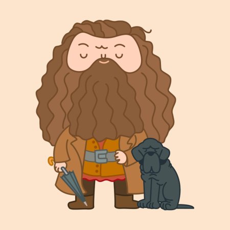 Стикеры гарри поттер хагрид