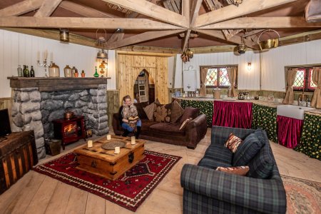 Хижина хагрида интерьер