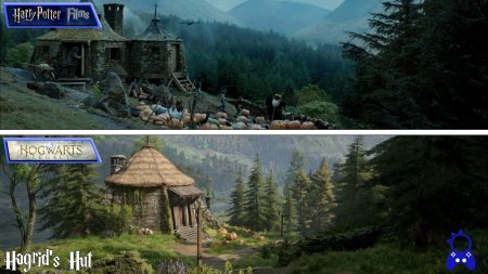 Домик хагрида в хогвартс легаси