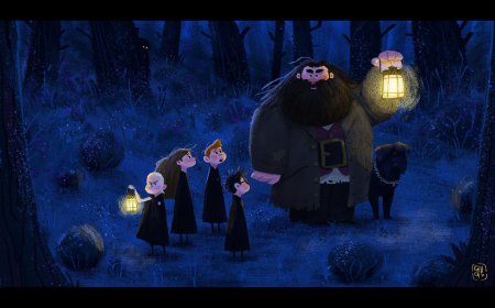 Запретный лес гарри поттер