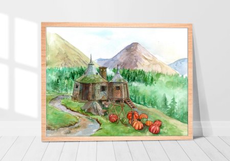 Гарри поттер хижина хагрида