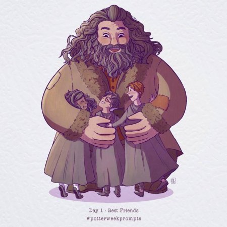 Гарри поттер хагрид арт