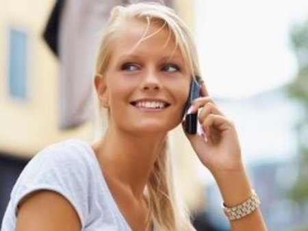 Телефон девушка