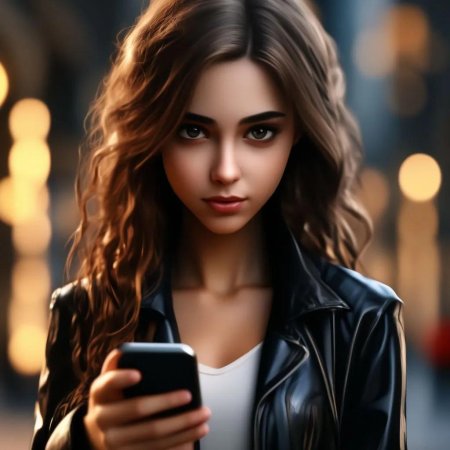 Девушки с телефоном