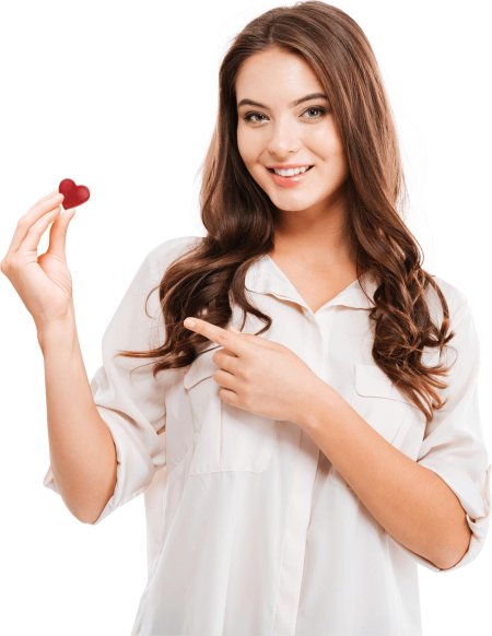 Девушка со смартфоном