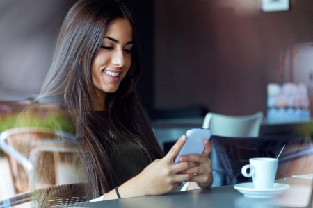 Девушка телефон