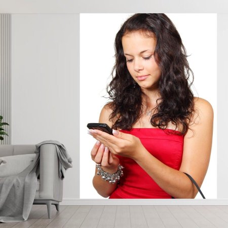 Девушка телефон