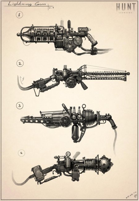 Стимпанк + дизельпанк оружие