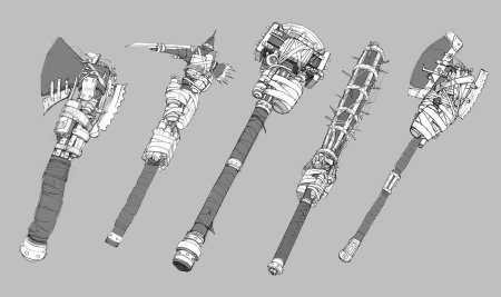 Референс оружия ближнего боя