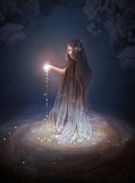 Девушка магия