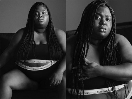 Толстая модель кельвин кляйн