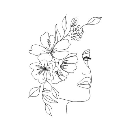 Рисунки контурные