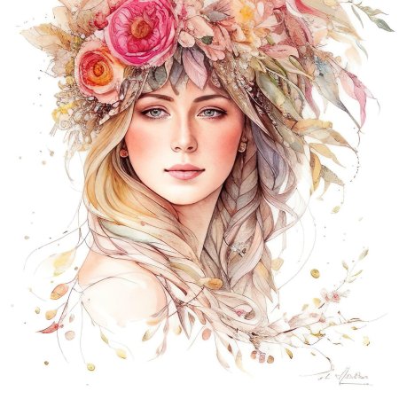 Девушка рисунки