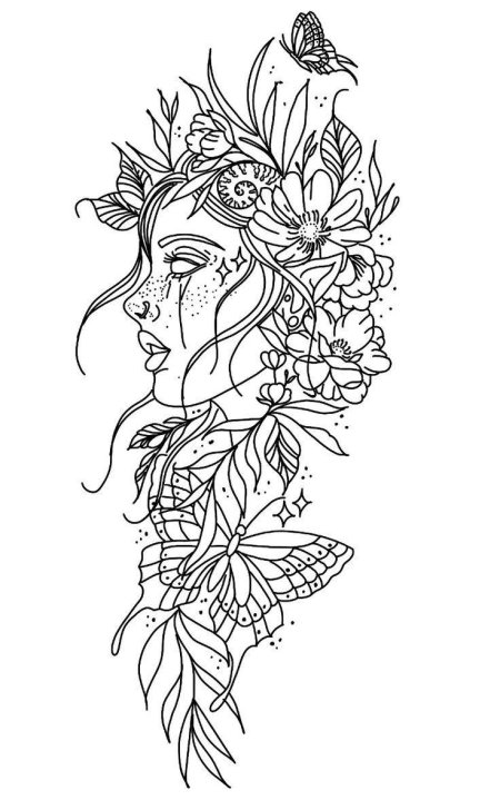 Необычные тату эскизы