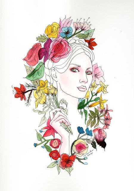 Эскиз женщины