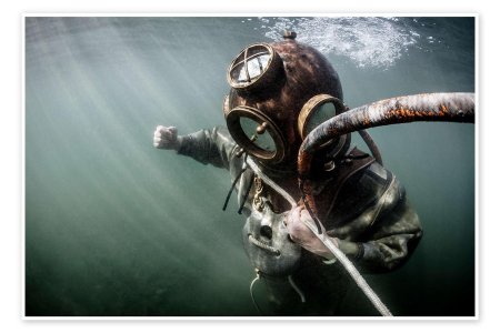 Водолазный скафандр трехболтовка