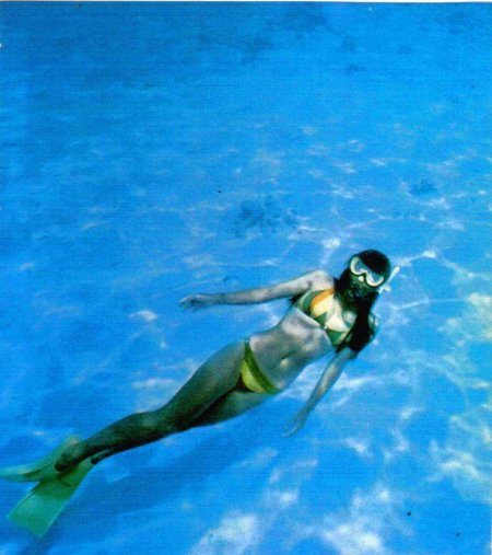 Девушка водолаз