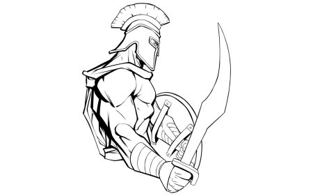 Рисунок спартанца