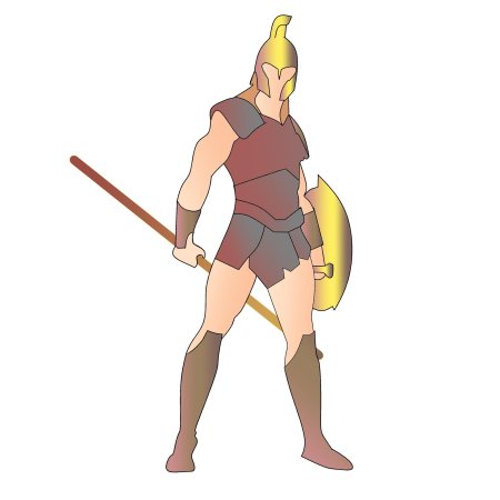 Спартанец воин