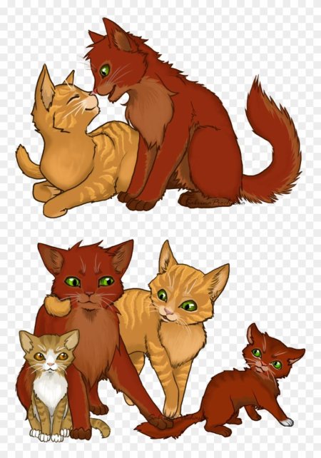 Коты воители семья огнезвезда