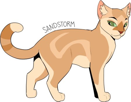 Песчаная буря из котов воителей
