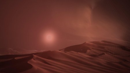 Пустыня сахара ночью